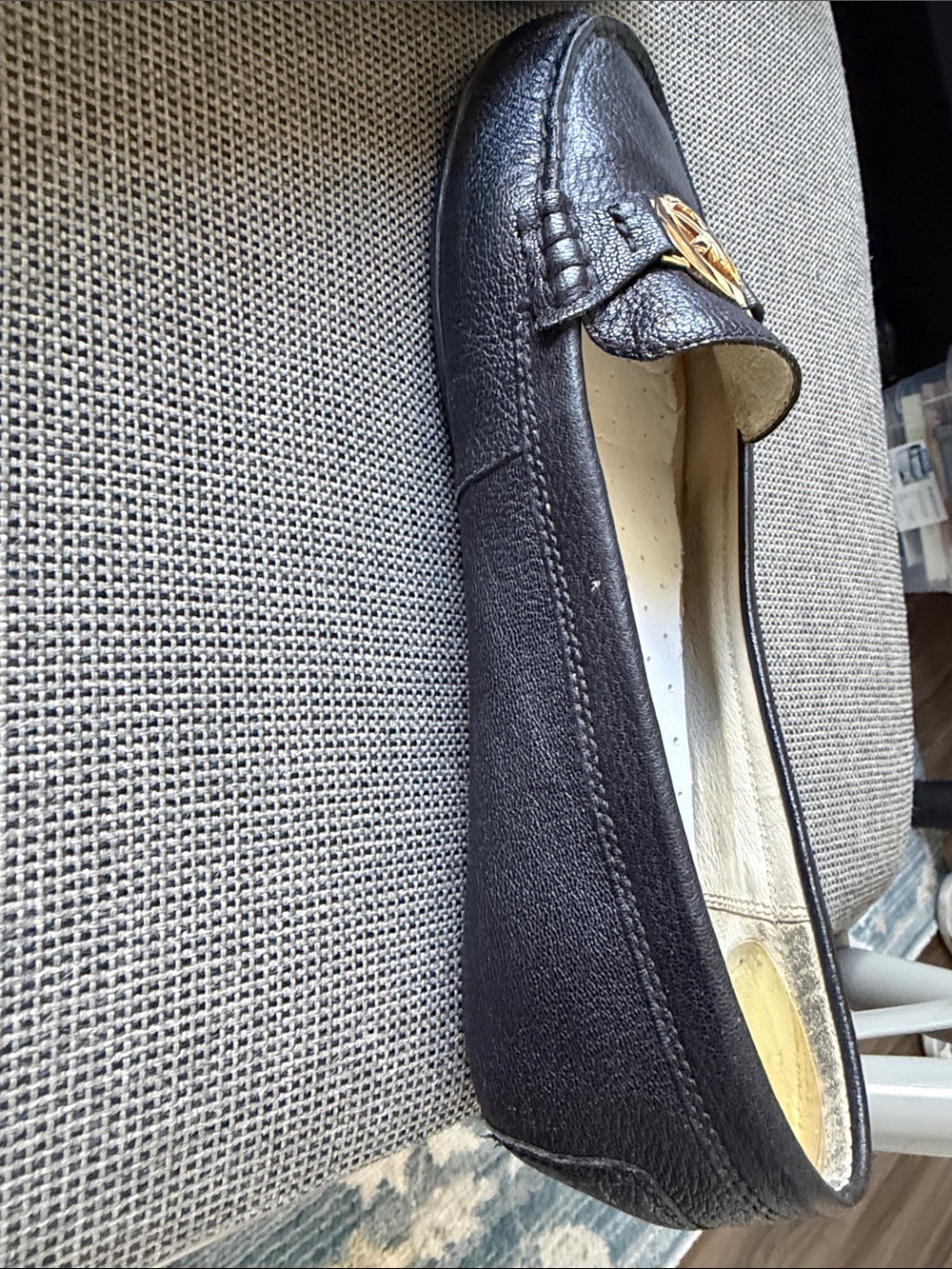Michael Kors Black Leather Loafers – Size 8.5 - Picture 8 of 12